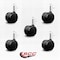 Service Caster 2'' Office Chair Casters Nylon Twin Wheel 7/16'' Grip Ring Stem, 5PK SCC-UHGR02S50-NYS-716176-5 - alternate 3